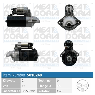 Motorino d'avviamento MEAT & DORIA 5010248