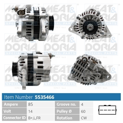 Alternatore MEAT & DORIA 5535466