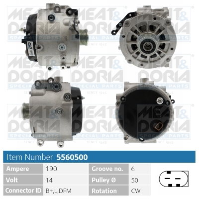 Alternatore MEAT & DORIA 5560500