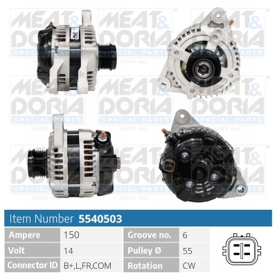 Alternatore MEAT & DORIA 5540503