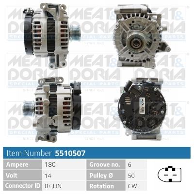 Alternatore MEAT & DORIA 5510507