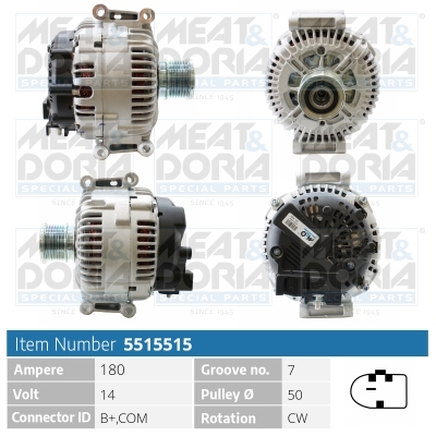 Alternatore MEAT & DORIA 5515515