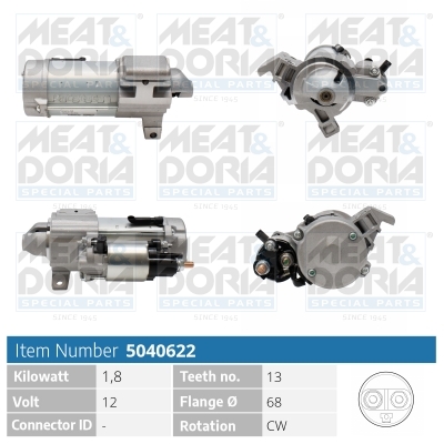 Motorino d'avviamento MEAT & DORIA 5040622