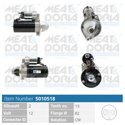 Motorino d'avviamento MEAT & DORIA 5010518