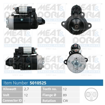 Motorino d'avviamento MEAT & DORIA 5010525