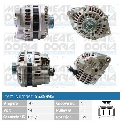 Alternatore MEAT & DORIA 5535995