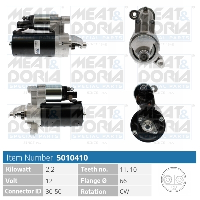Motorino d'avviamento MEAT & DORIA 5010410