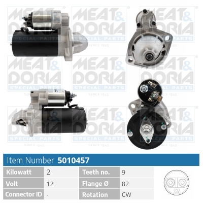 Motorino d'avviamento MEAT & DORIA 5010457