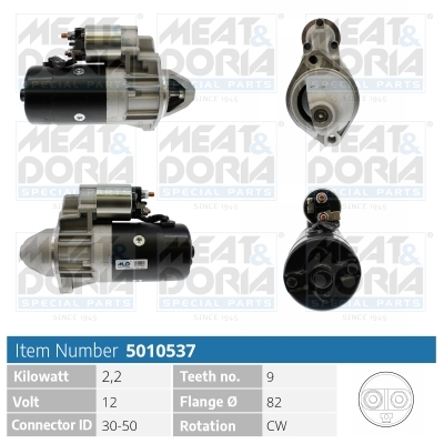 Motorino d'avviamento MEAT & DORIA 5010537