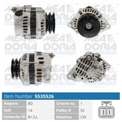 Alternatore MEAT & DORIA 5535526