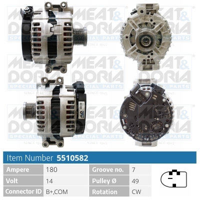 Alternatore MEAT & DORIA 5510582