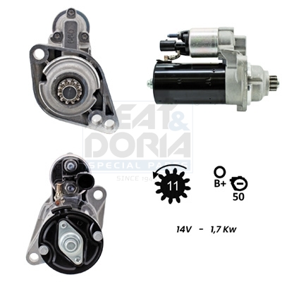 Motorino d'avviamento MEAT & DORIA 5010163G