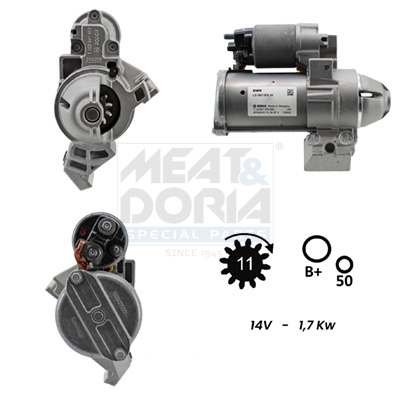 Motorino d'avviamento MEAT & DORIA 5010889G