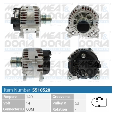 Alternatore MEAT & DORIA 5510528