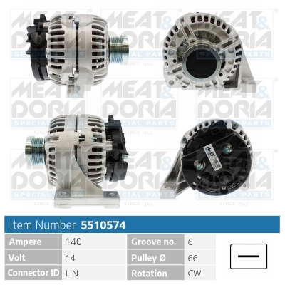 Alternatore MEAT & DORIA 5510574