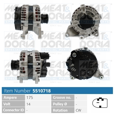 Alternatore MEAT & DORIA 5510718