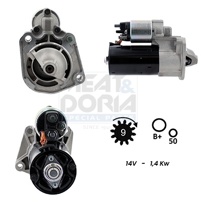 Motorino d'avviamento MEAT & DORIA 5010458G