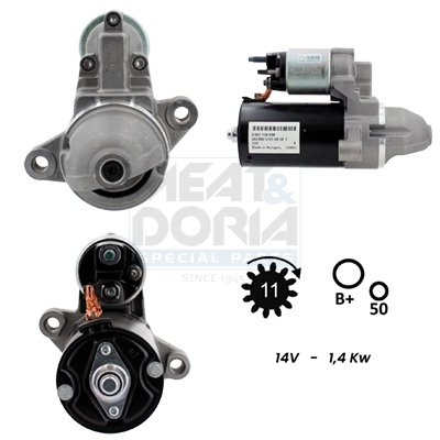 Motorino d'avviamento MEAT & DORIA 5010494G