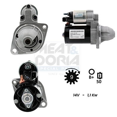 Motorino d'avviamento MEAT & DORIA 5010241G