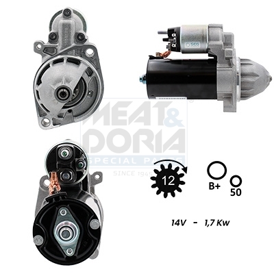 Motorino d'avviamento MEAT & DORIA 5010122G