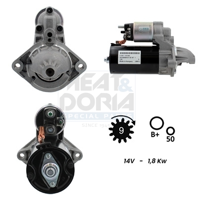Motorino d'avviamento MEAT & DORIA 5010087G
