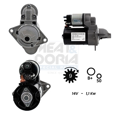 Motorino d'avviamento MEAT & DORIA 5010139G