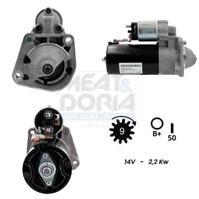 Motorino d'avviamento MEAT & DORIA 5010208G