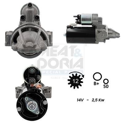 Motorino d'avviamento MEAT & DORIA 5010420G