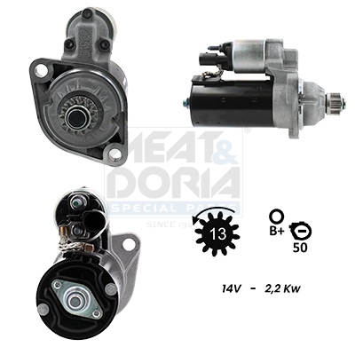 Motorino d'avviamento MEAT & DORIA 5010312G