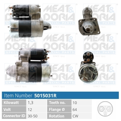 Motorino d'avviamento MEAT & DORIA 5015031R