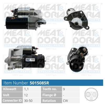 Motorino d'avviamento MEAT & DORIA 5015085R