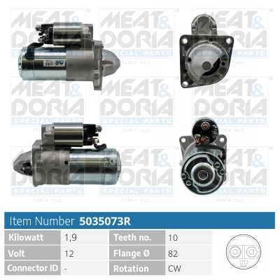Motorino d'avviamento MEAT & DORIA 5035073R