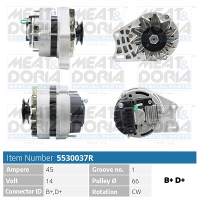 Alternatore MEAT & DORIA 5530037R