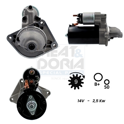 Motorino d'avviamento MEAT & DORIA 5010041G