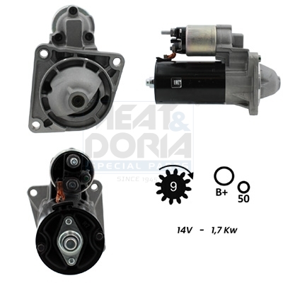 Motorino d'avviamento MEAT & DORIA 5010007G