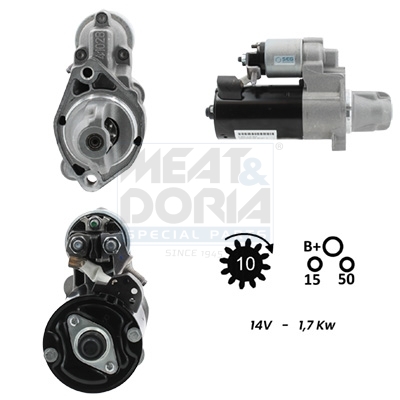 Motorino d'avviamento MEAT & DORIA 5010928G