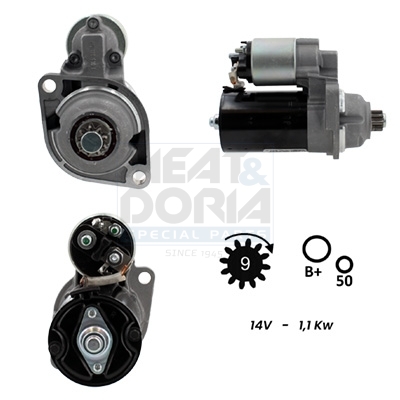 Motorino d'avviamento MEAT & DORIA 5010976G