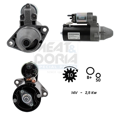 Motorino d'avviamento MEAT & DORIA 5010977G