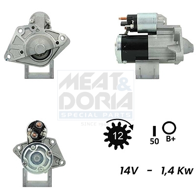 Motorino d'avviamento MEAT & DORIA 5010988G