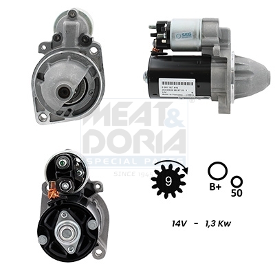 Motorino d'avviamento MEAT & DORIA 5010990G
