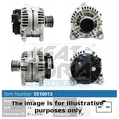 Alternatore MEAT & DORIA 5510013G