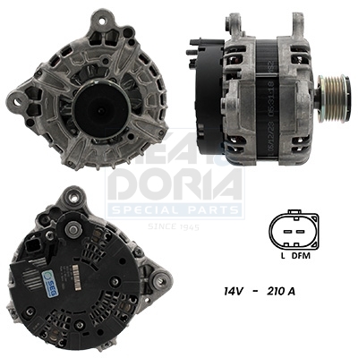 Alternatore MEAT & DORIA 55101421G