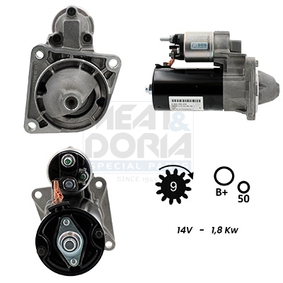 Motorino d'avviamento MEAT & DORIA 5010002G