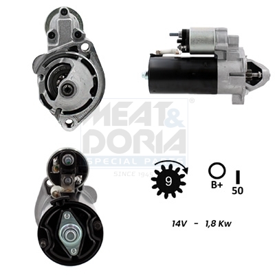 Motorino d'avviamento MEAT & DORIA 5010012G