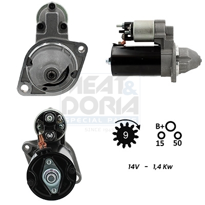 Motorino d'avviamento MEAT & DORIA 5010377G