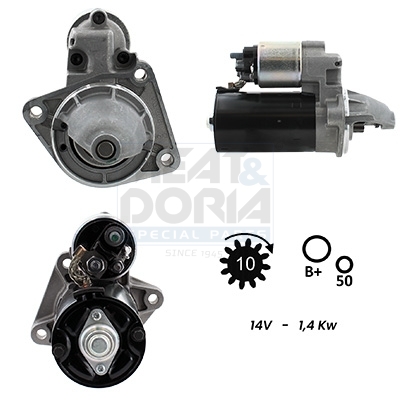 Motorino d'avviamento MEAT & DORIA 5010146G