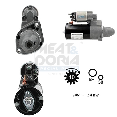 Motorino d'avviamento MEAT & DORIA 5010515G