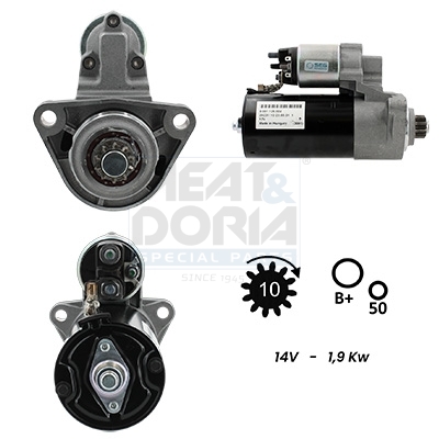 Motorino d'avviamento MEAT & DORIA 5010386G