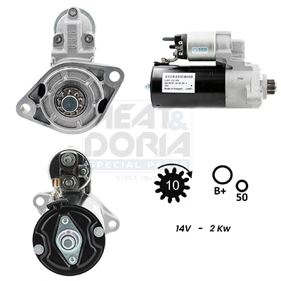 Motorino d'avviamento MEAT & DORIA 5010501G