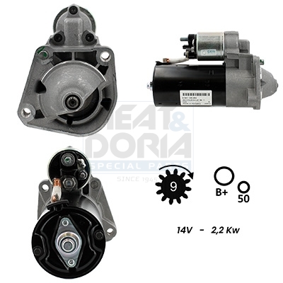 Motorino d'avviamento MEAT & DORIA 5010427G